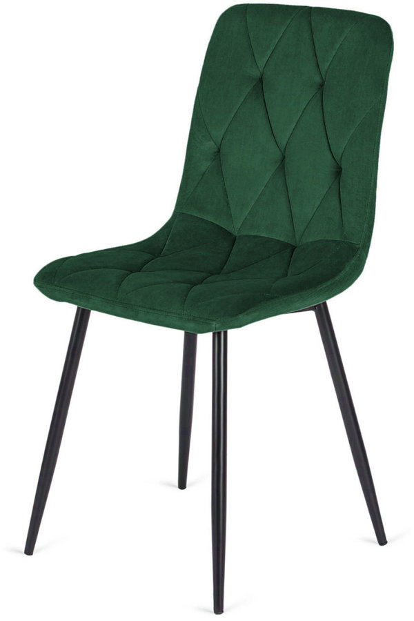 Krzeso tapicerowane BORGO VELVET GREEN FOREST